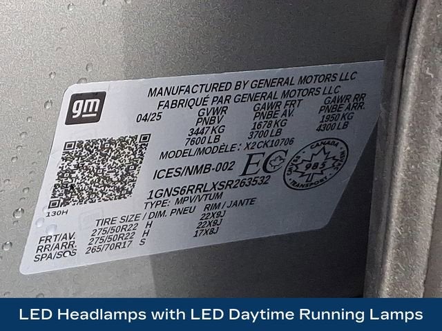 2025 Chevrolet Tahoe RST