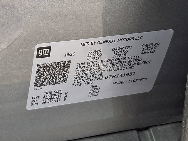 2026 Chevrolet Tahoe High Country