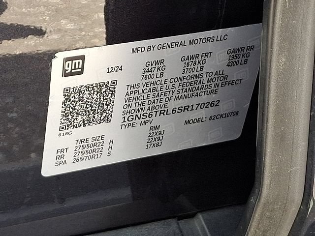 2025 Chevrolet Tahoe High Country
