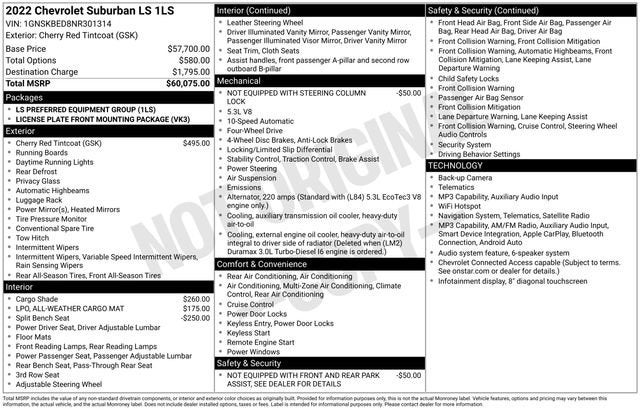2022 Chevrolet Suburban LS