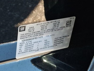 2015 Chevrolet Tahoe LT