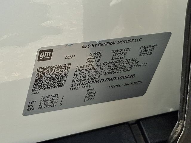 2021 Chevrolet Tahoe LT