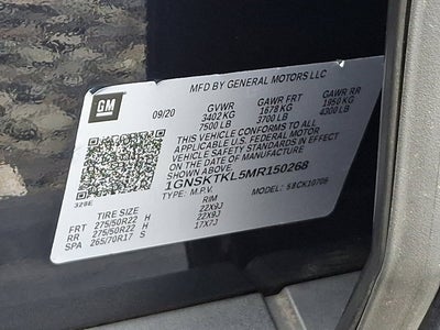 2021 Chevrolet Tahoe High Country