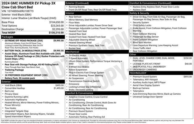 2024 GMC HUMMER EV Pickup 3X