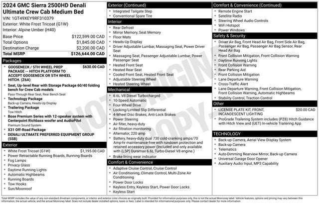 2024 GMC Sierra 2500 HD Denali Ultimate