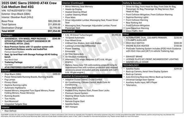 2025 GMC Sierra 2500 HD AT4X