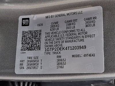 2026 GMC Canyon AT4