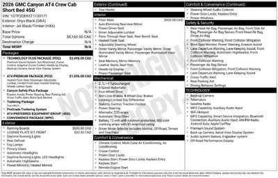 2026 GMC Canyon AT4