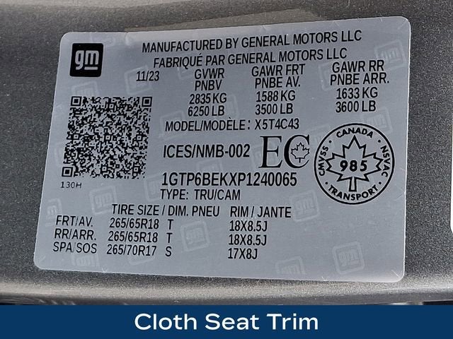 2023 GMC Canyon Elevation