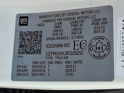 2024 GMC Canyon AT4