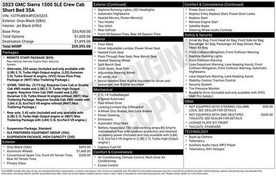 2023 GMC Sierra 1500 SLE