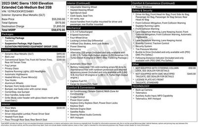2023 GMC Sierra 1500 Elevation