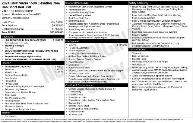 2024 GMC Sierra 1500 Elevation