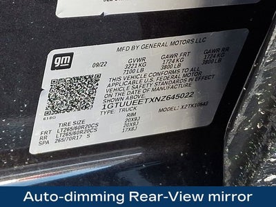 2022 GMC Sierra 1500 AT4