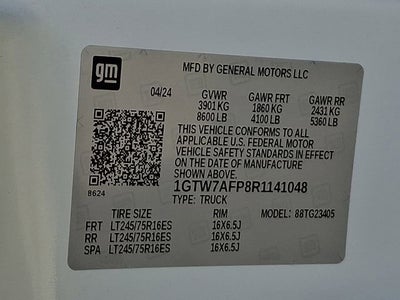 2024 GMC Savana Cargo 2500 Work Van