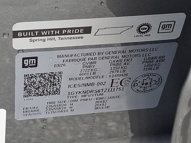 2026 Cadillac XT5 Premium Luxury