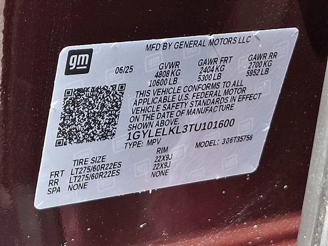 2026 Cadillac ESCALADE IQL Sport