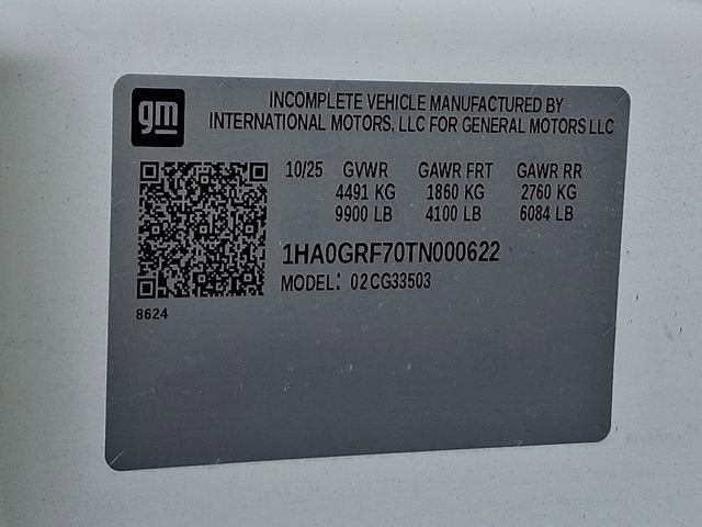 2026 Chevrolet Express Cutaway 3500 1WT