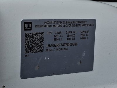 2026 Chevrolet Express Cutaway 3500 1WT