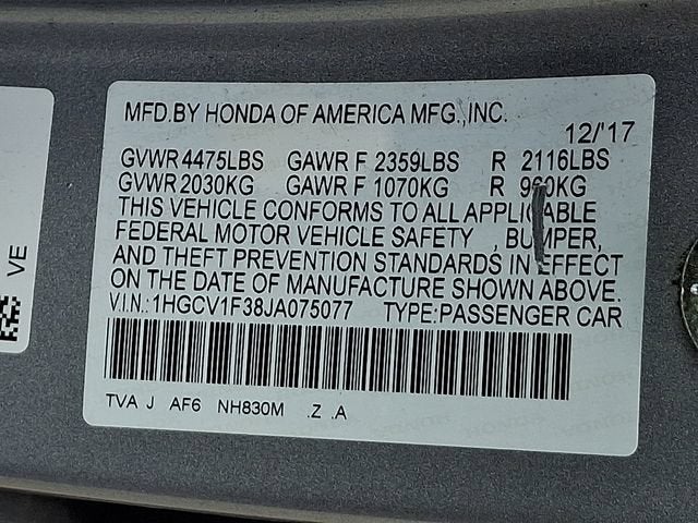 2018 Honda Accord Sport