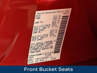 2021 Nissan TITAN Crew Cab PRO-4X 4x4