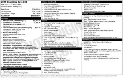 2024 BrightDrop Zevo 600 EJY