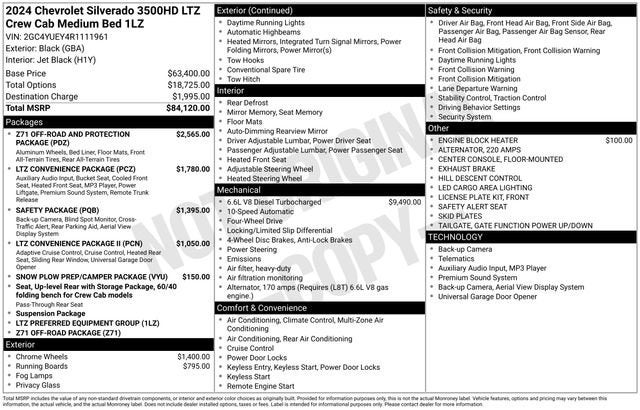 2024 Chevrolet Silverado 3500 HD LTZ