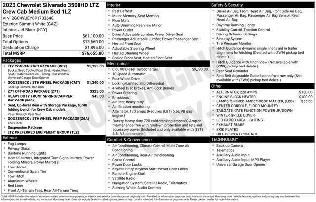 2023 Chevrolet Silverado 3500 HD LTZ