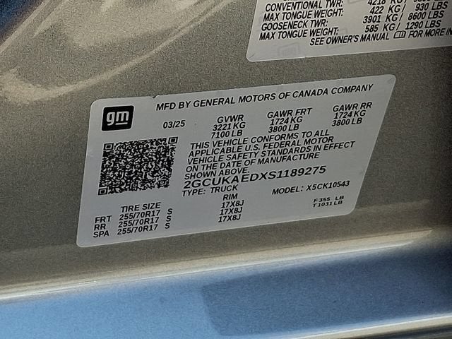 2025 Chevrolet Silverado 1500 WT