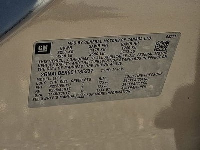2012 Chevrolet Equinox LS