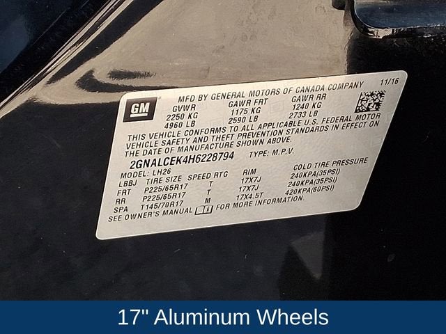 2017 Chevrolet Equinox LT