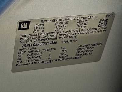 2012 Chevrolet Equinox LS