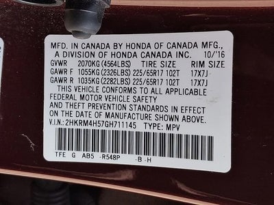 2016 Honda CR-V EX