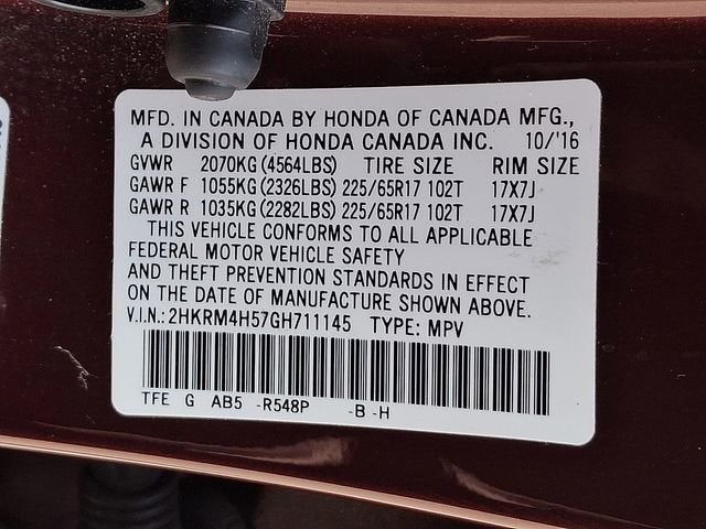 2016 Honda CR-V EX
