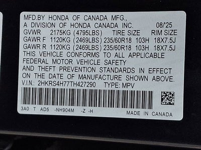 2026 Honda CR-V EX-L AWD