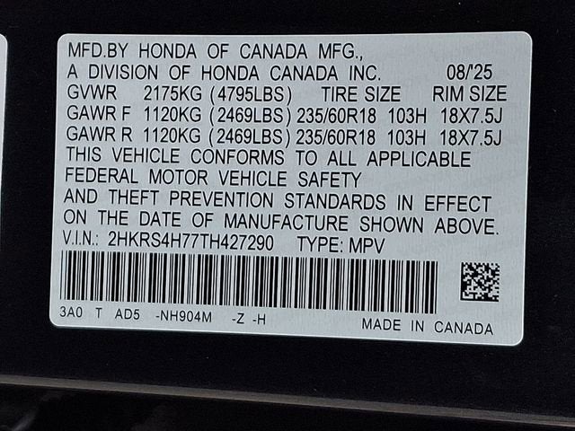 2026 Honda CR-V EX-L AWD