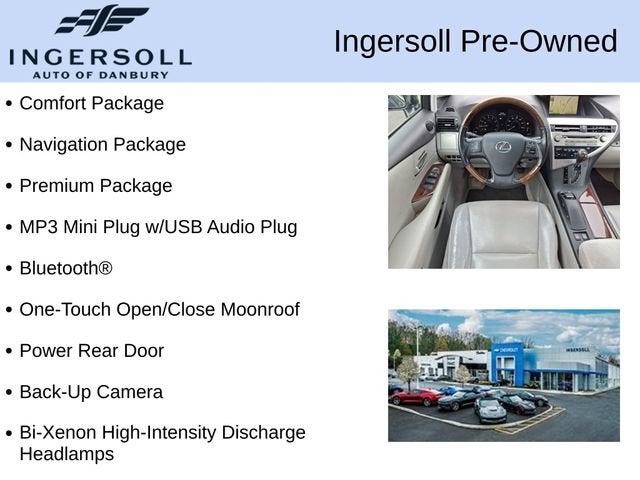 2010 Lexus RX 350 RX 350 Sport Utility 4D