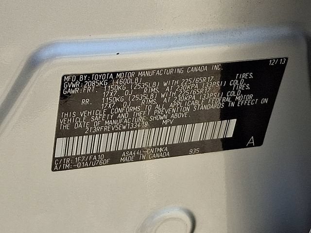 2014 Toyota RAV4 XLE
