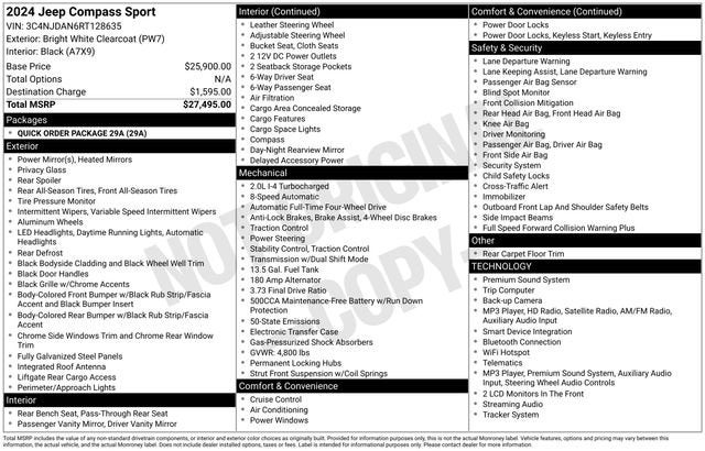 2024 Jeep Compass Sport 4x4