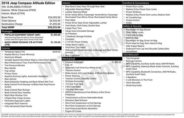 2018 Jeep Compass Altitude 4x4
