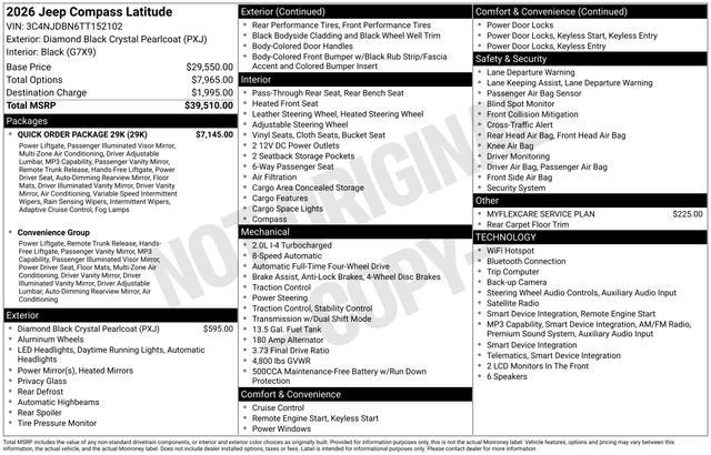 2026 Jeep Compass Latitude