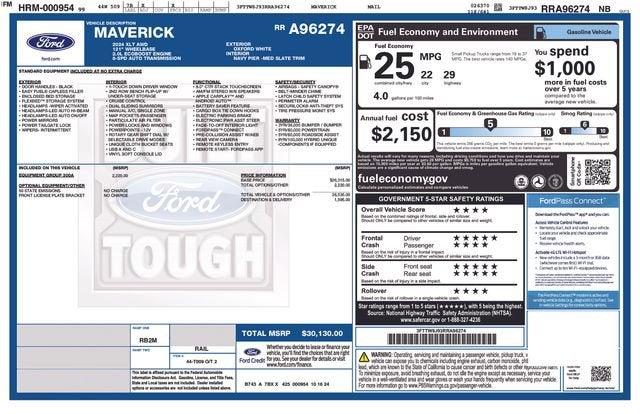 2024 Ford Maverick XLT