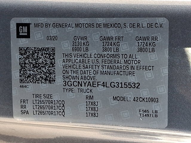 2020 Chevrolet Silverado 1500 Work Truck