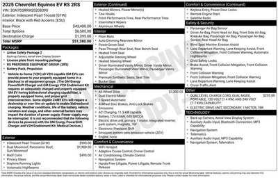 2025 Chevrolet Equinox EV RS