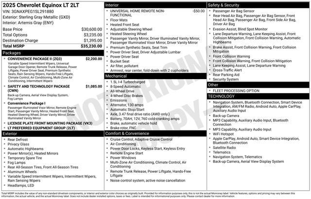 2025 Chevrolet Equinox LT
