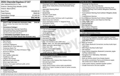2026 Chevrolet Equinox LT