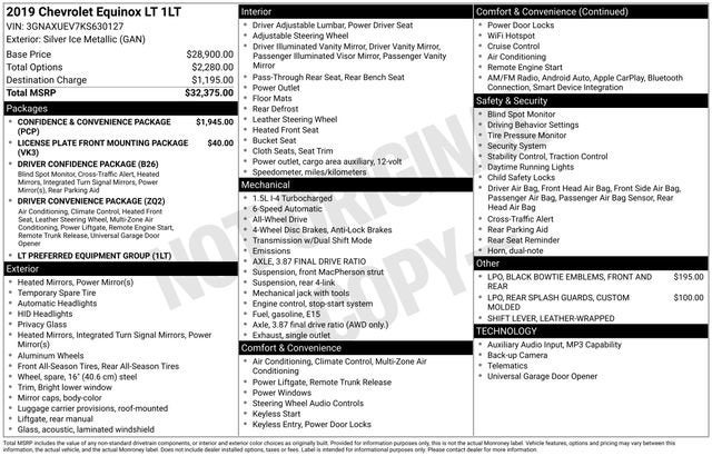 2019 Chevrolet Equinox LT