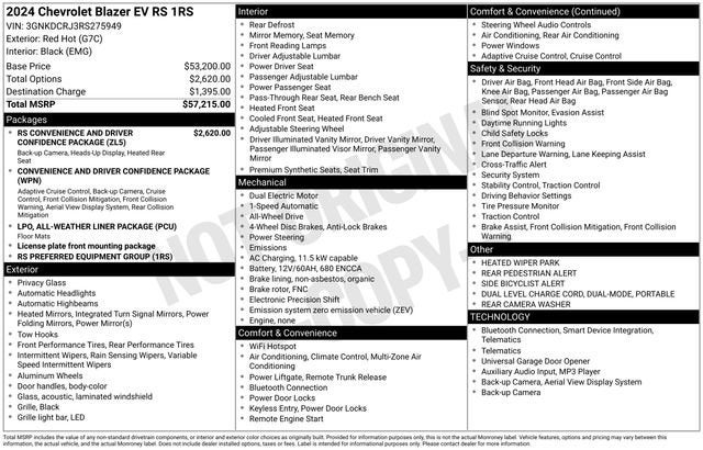 2024 Chevrolet Blazer EV RS