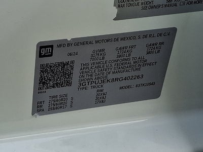 2024 GMC Sierra 1500 Elevation