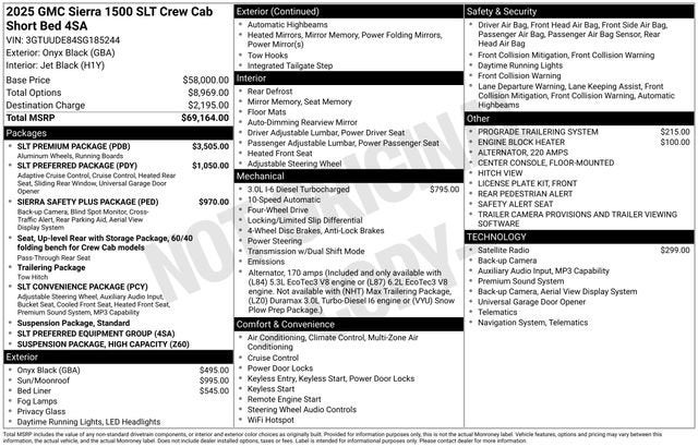 2025 GMC Sierra 1500 SLT